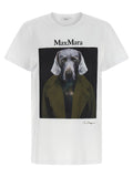 Max Mara Graphic Print T-Shirt — White