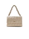 Guess Maxine Flap Crossbody Bag — Beige