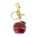 Coach Apple-Shaped Resin Key Case — Red