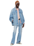 Acne Studios Oversize Denim Jacket — Blue