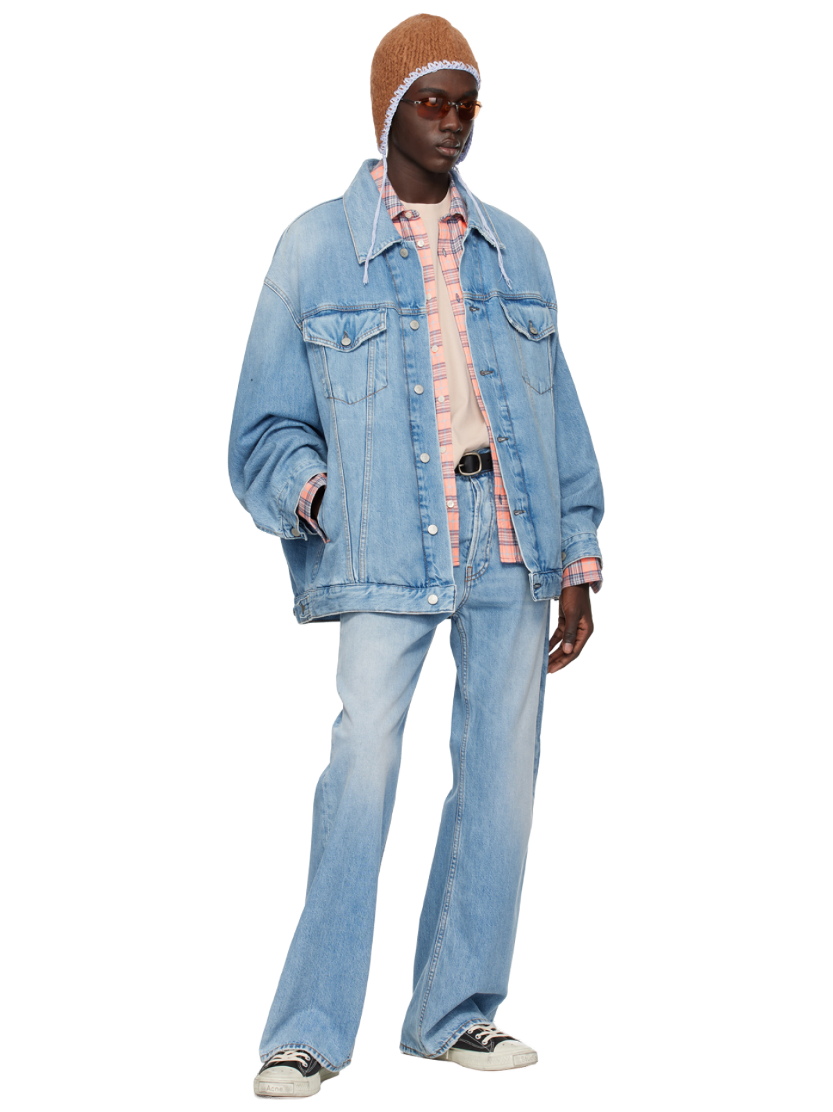 Acne Studios Oversize Denim Jacket — Blue