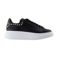 Alexander McQueen Studded Calfskin Sneaker — Black