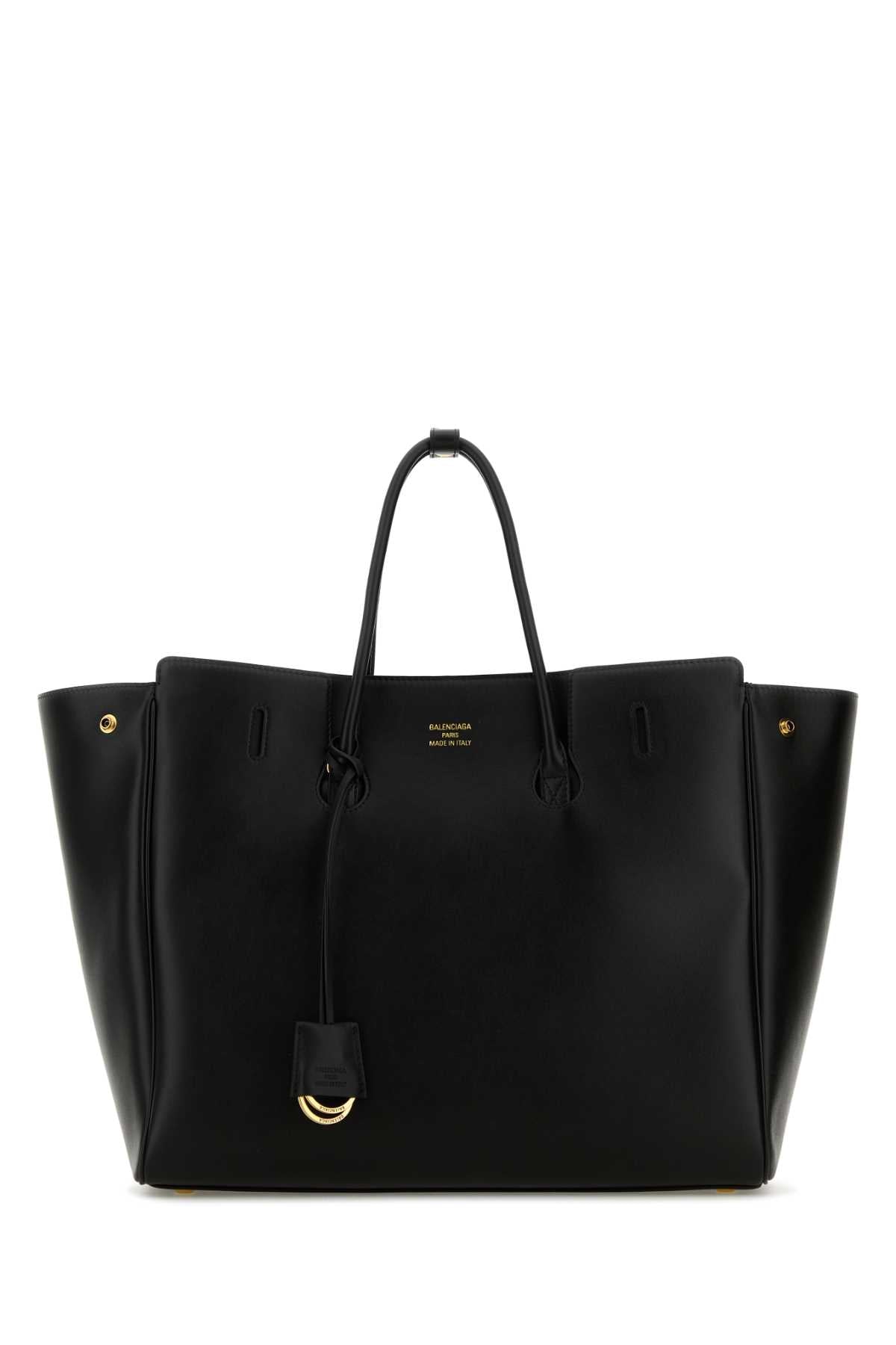 Balenciaga Calf Leather Tote Bag — Black