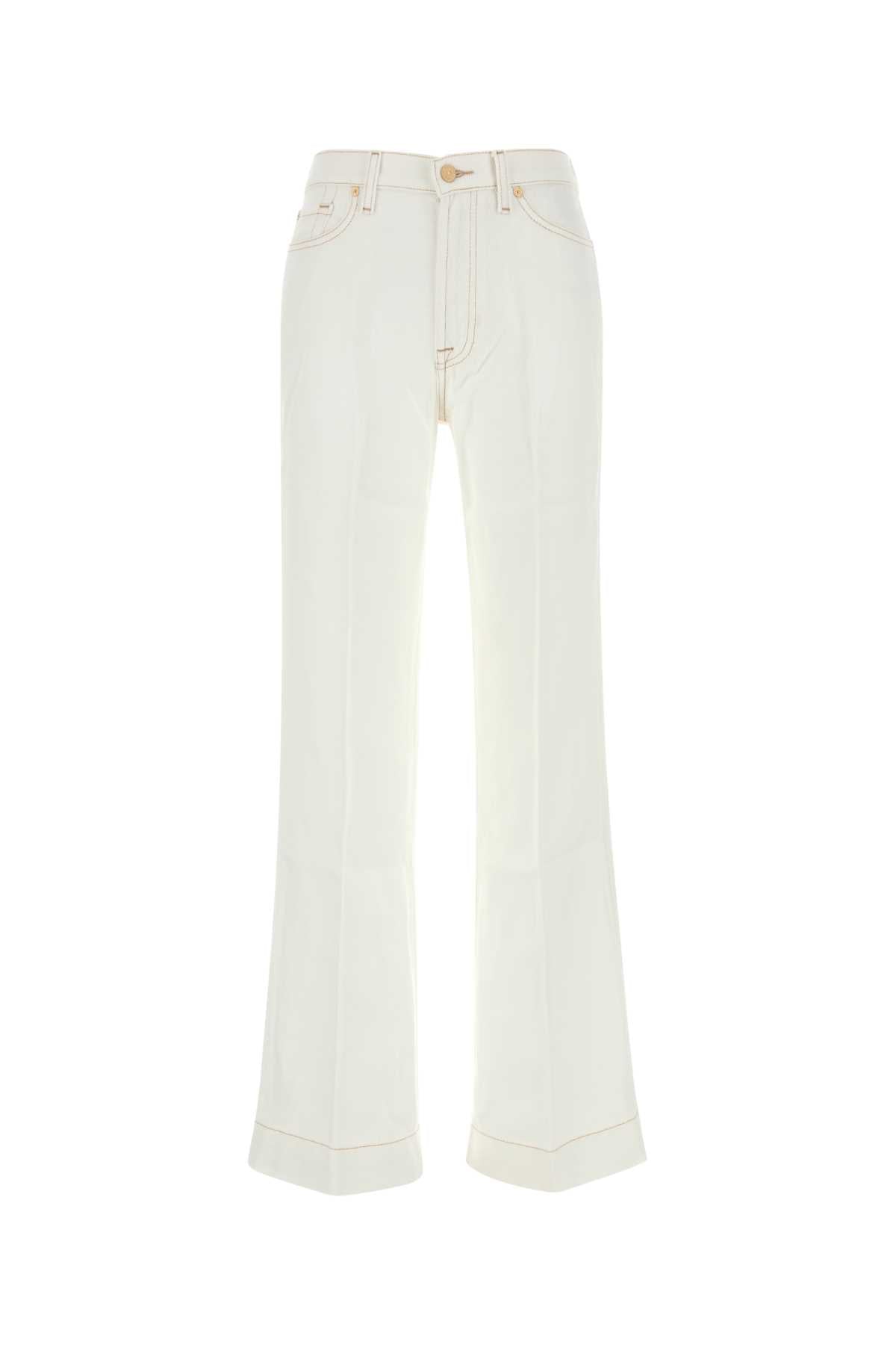Seven For All Mankind Modern Dojo Trouser — White