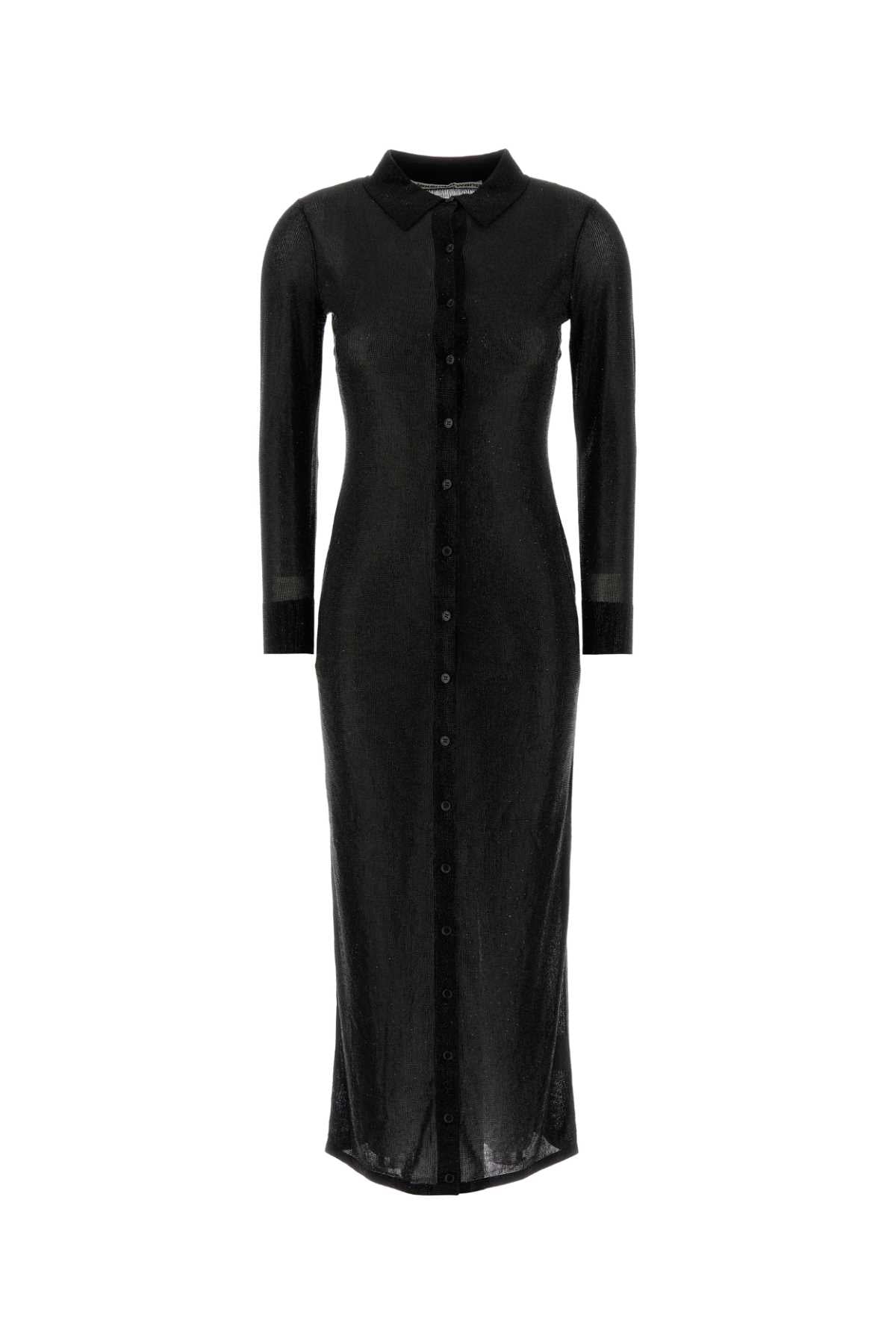 Alexander Wang Polo Shirt Dress — Black