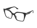 Maison Fendi FE50002I Oversize Square-Frame Eyeglasses — Black