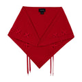 Simone Rocha Merino Wool Neckerchief Scarf — Red
