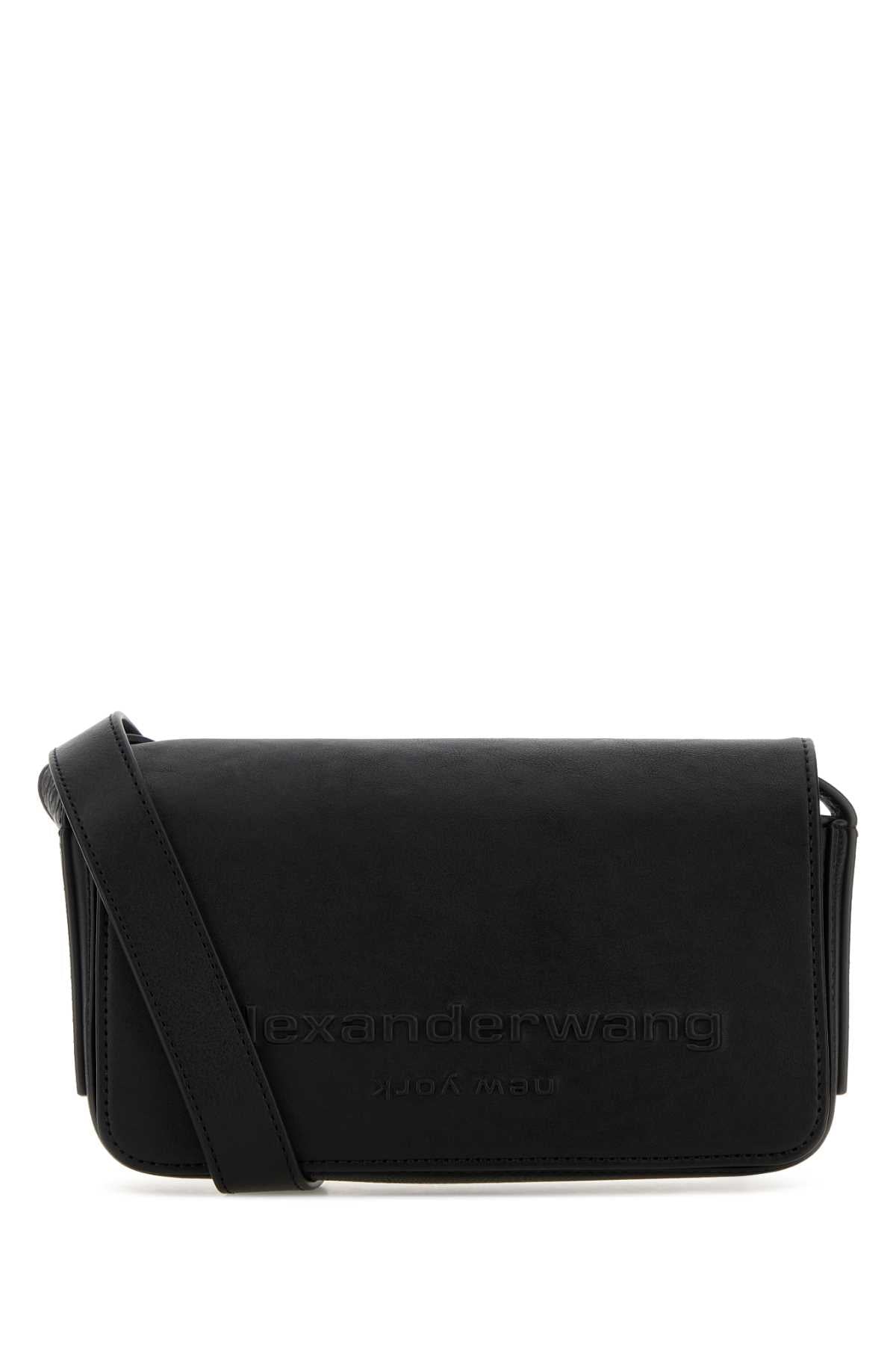 Alexander Wang Punch Flap Crossbody Bag — Black