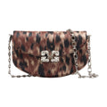 Ganni Lulu Crossbody Bag — Brown