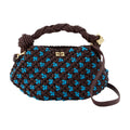 Ganni Bou Top Handle Bag — Brown