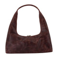 Margesherwood Suede Hobo Shoulder Bag — Brown