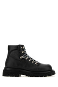 Bottega Veneta Lug-Sole Hiking Boot — Black