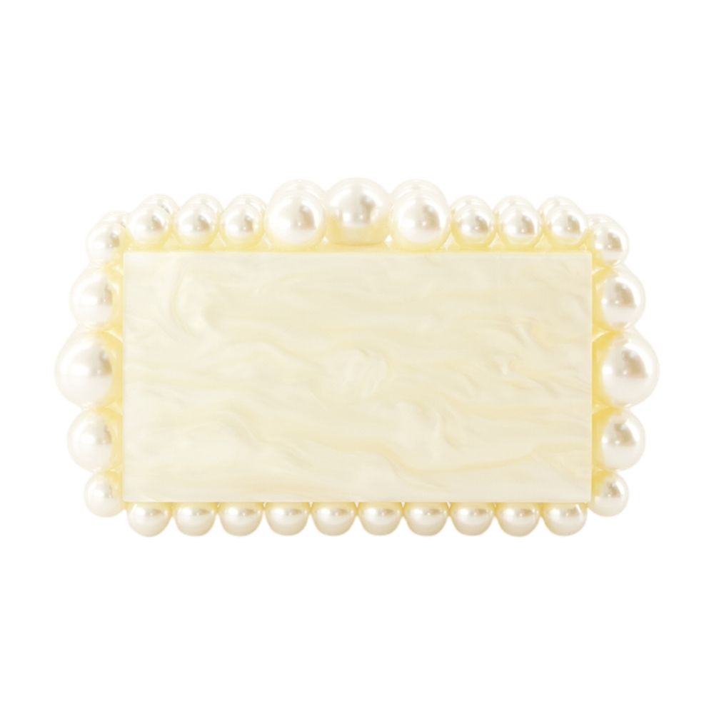 Cult Gaia Eos Clutch — Ivory