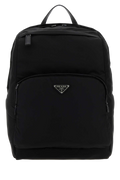 Prada Re-Nylon and Leather Backpack — Black