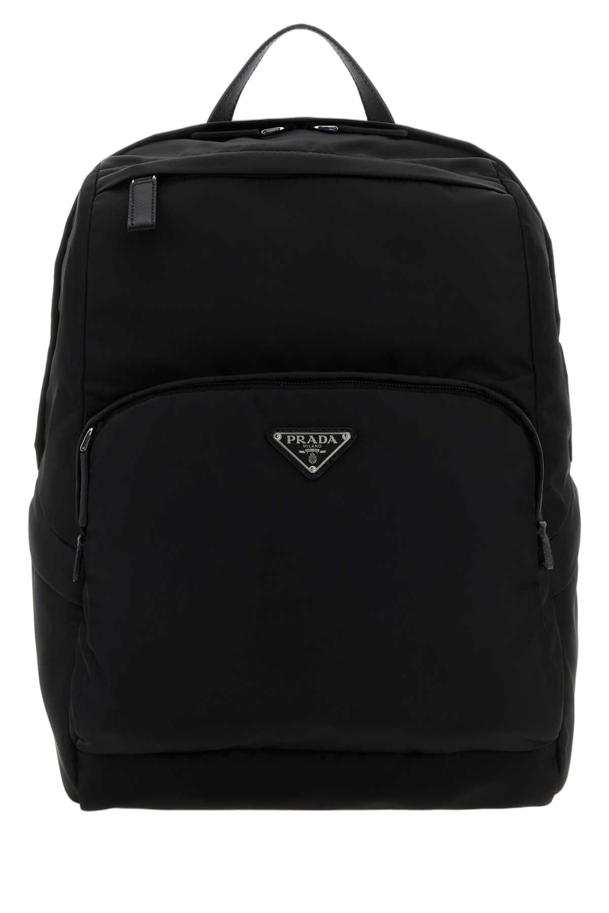 Prada Re-Nylon and Leather Backpack — Black