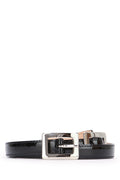 Roger Vivier Patent Leather Belt — Black