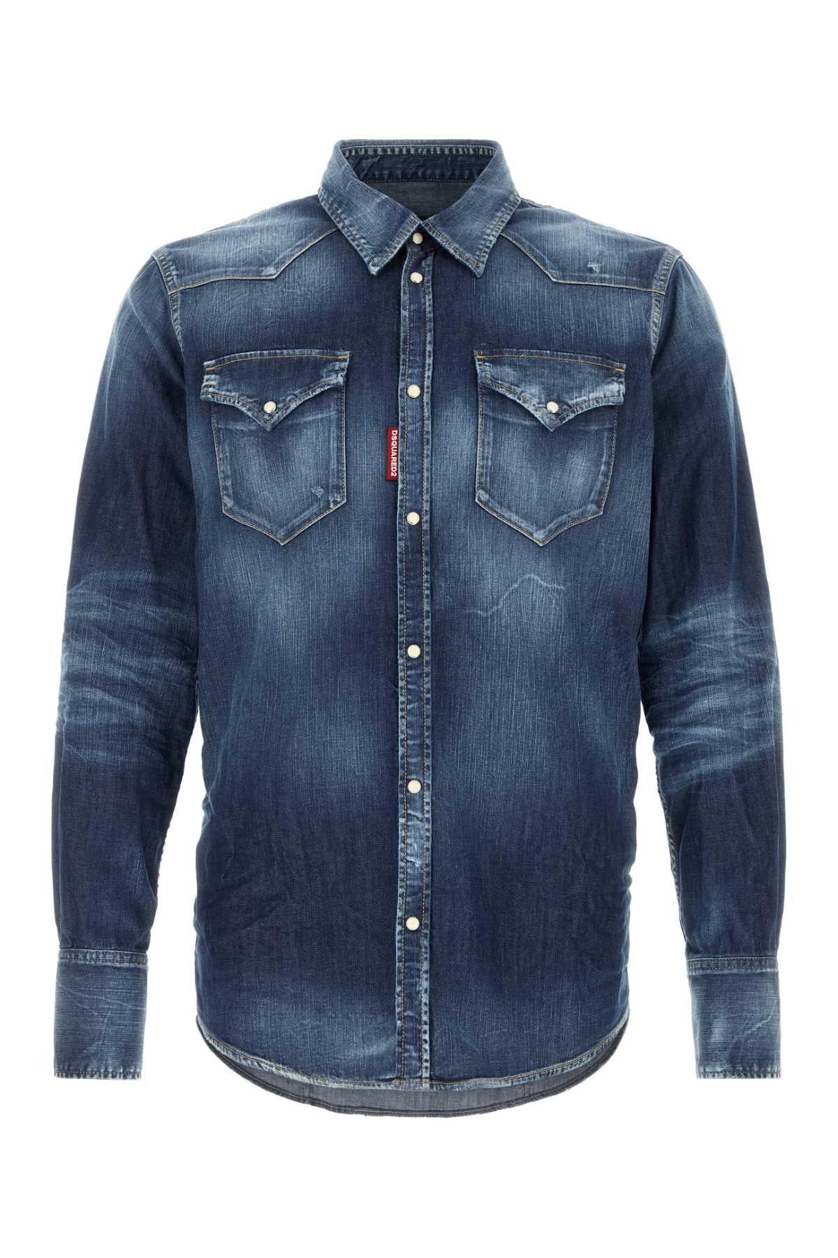 Dsquared2 Western Shirt — Navy