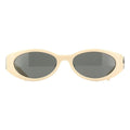 Gucci GG1662SA004 Oval Dark Lens Sunglasses — Ivory