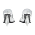 Alexander McQueen Metallic Leather Platform Mule — Silver