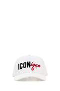 Dsquared2 BASEBALL Logo-Embroidered Cotton Baseball Cap — White