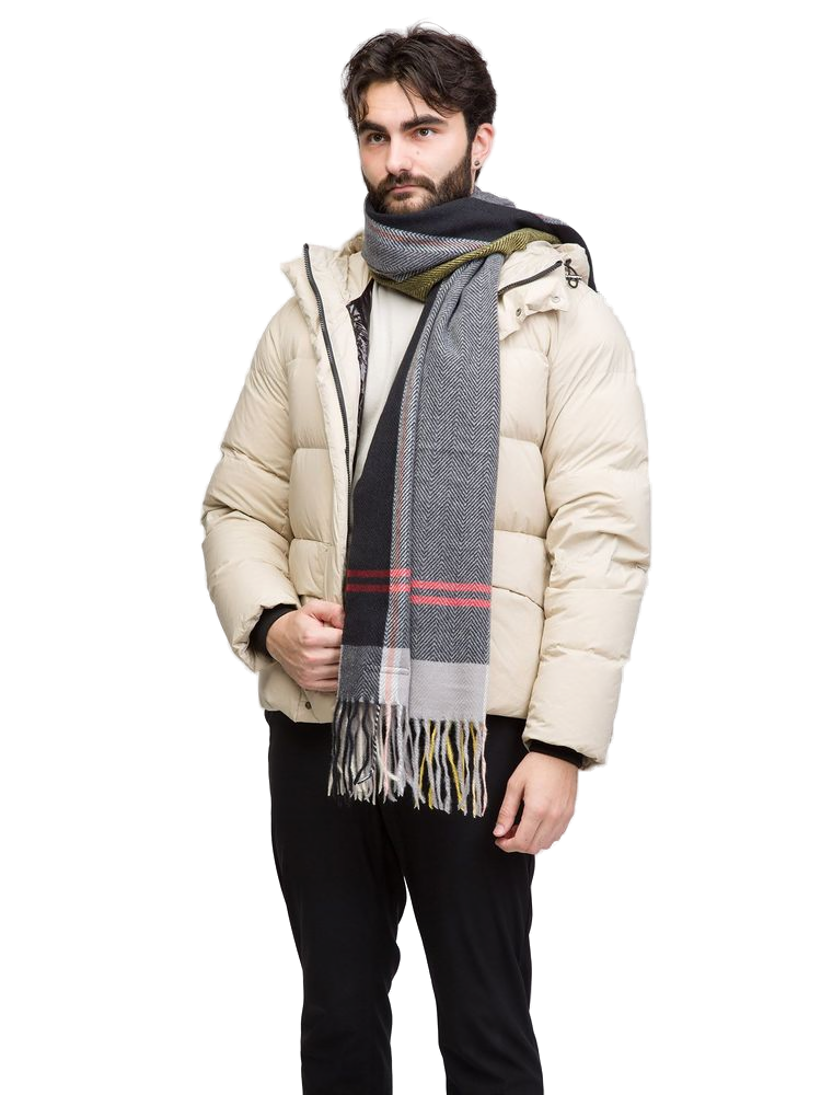 Momo Design Acrylic Blend Scarf — Multicolor