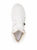 Valentino Garavani Roman Stud-Embellished Leather Sneaker — White