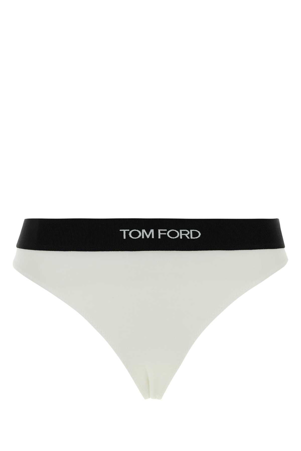 Tom Ford Modal Elastane Briefs — White