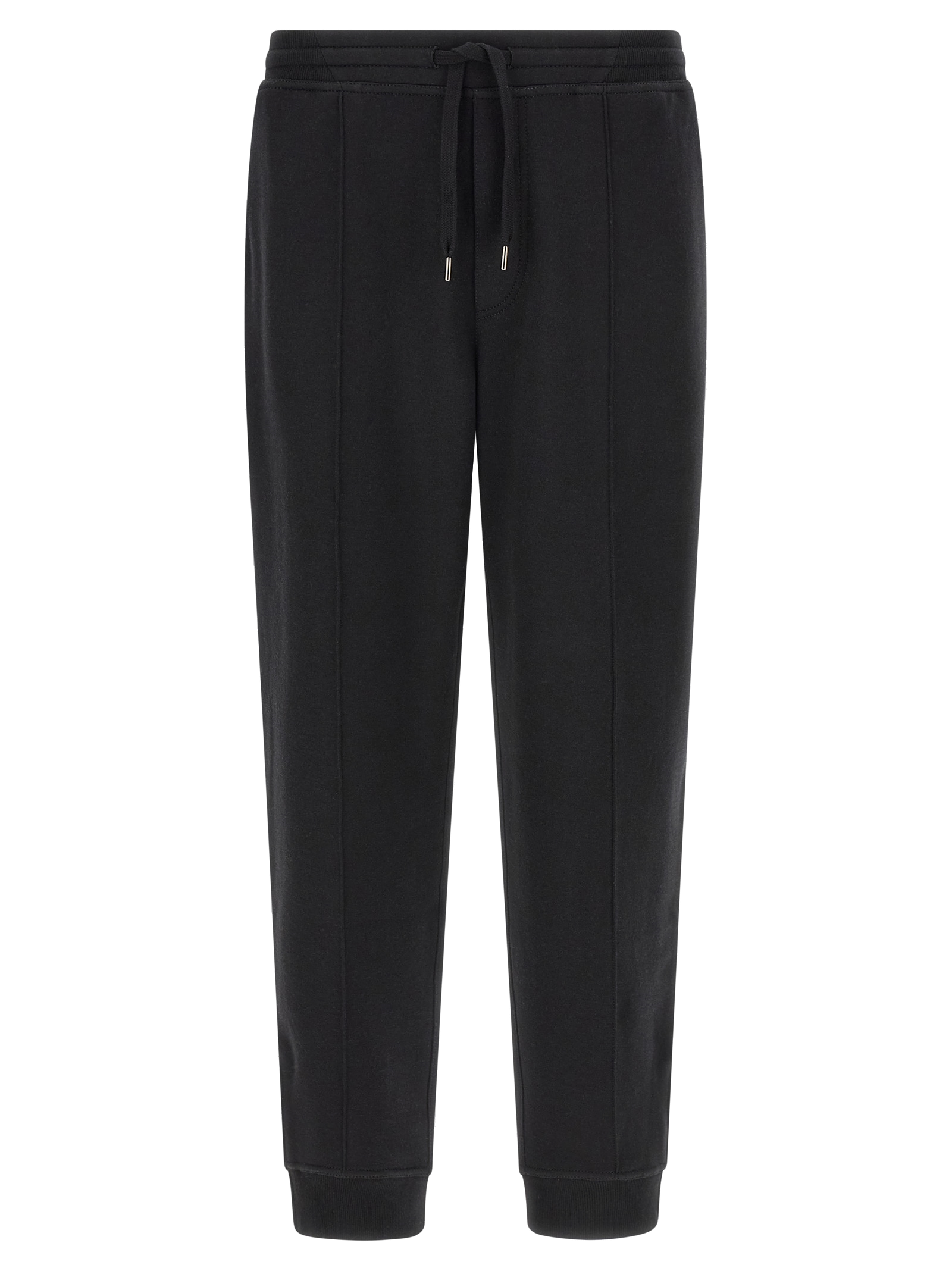 Brunello Cucinelli Tapered Cotton-Blend Joggers — Black