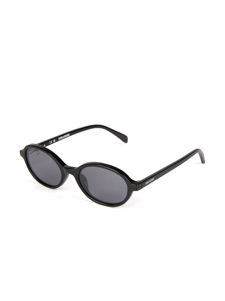 Gafas de sol ovaladas de acetato Zadig & Voltaire SZV512V — Negro