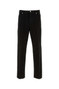 Ferragamo Organic Cotton Trousers — Black