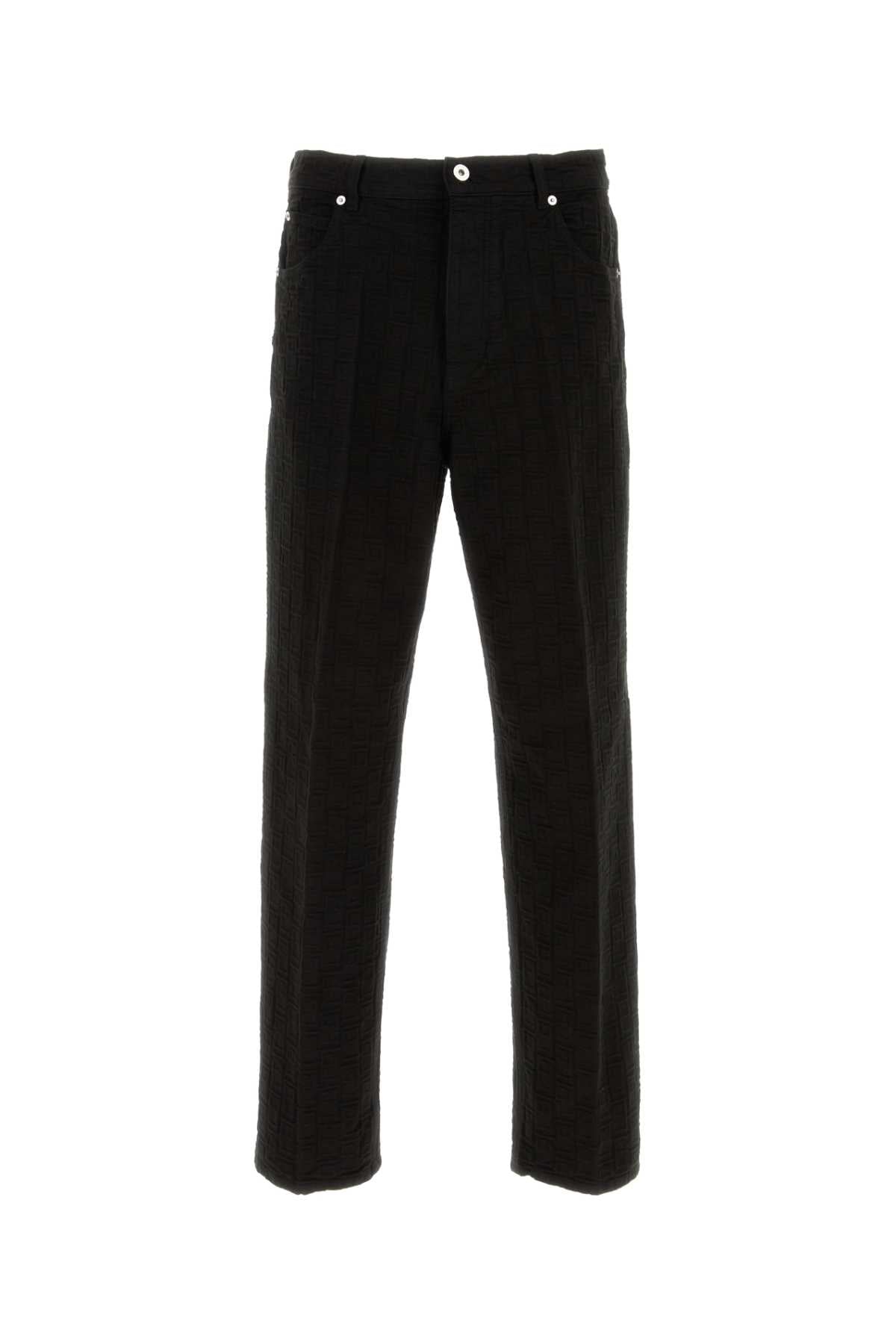 Ferragamo Organic Cotton Trousers — Black