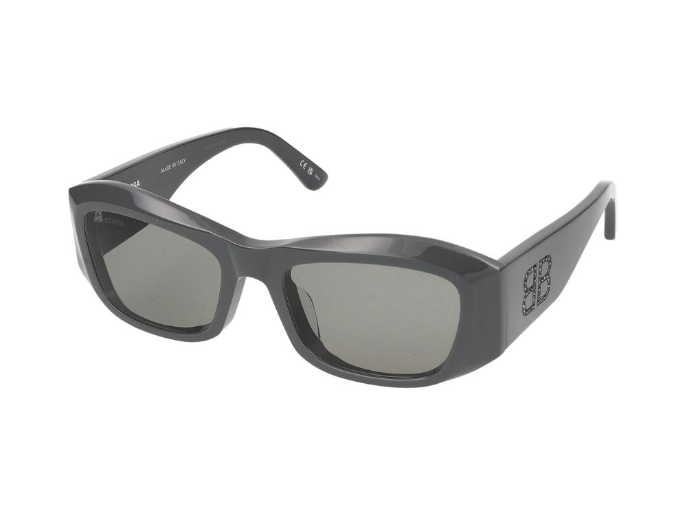Balenciaga BB0397SA Grey Acetate Sunglasses — Grey