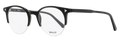 Bally BY5018 Semi-Rimless Oval Eyeglasses — Black