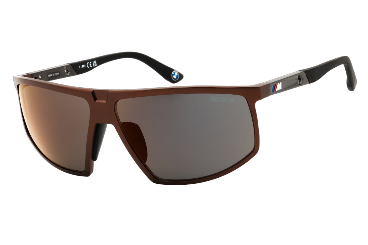 Bmw BW0046-P38Q Rectangle Full Rim Sunglasses — Bronze