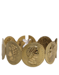 Dolce & Gabbana Gold Coin Metal Belt — Gold