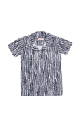 Orlebar Brown Fern-Print Cotton Shirt — Blue