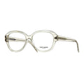 Saint Laurent SL411001 Transparent Acetate Eyeglasses — Beige