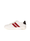 Bally Two-Tone Leather Sneaker — White