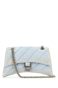 Bolso de hombro Balenciaga de mezclilla acolchada — Azul