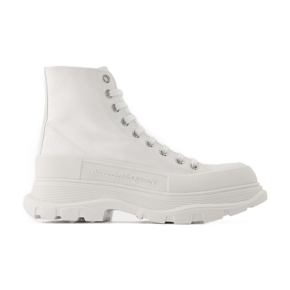 Alexander McQueen Tread Slick Sneakers — White