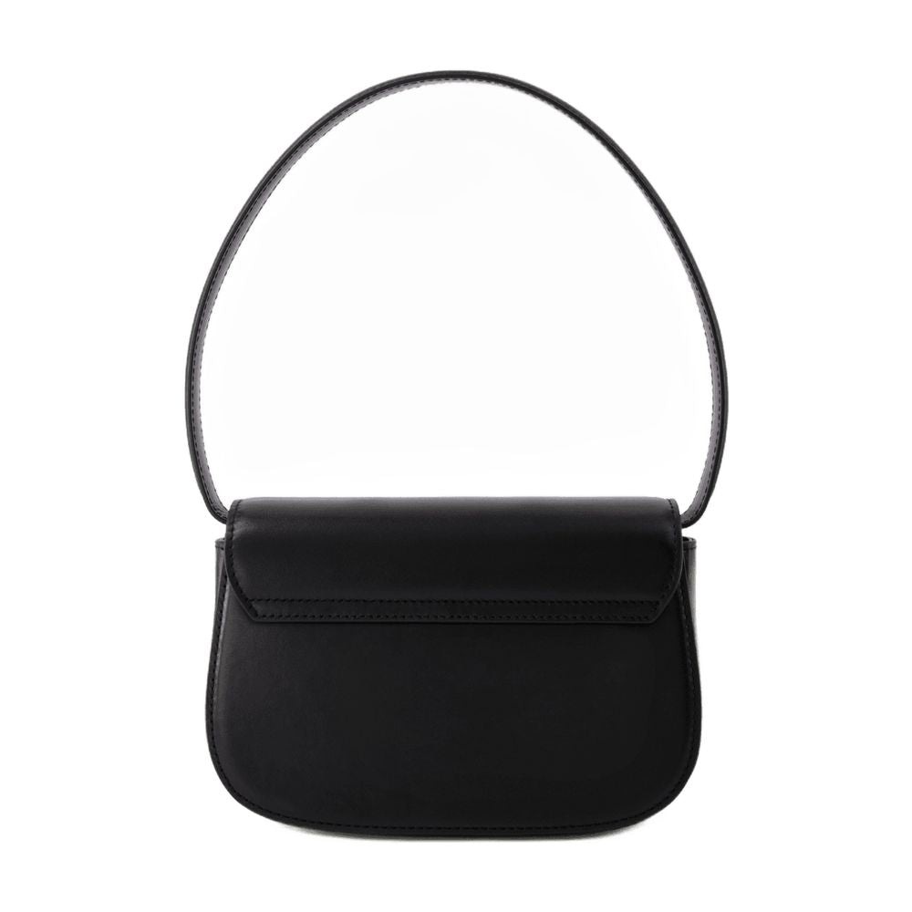 Diesel Leather Shoulder Bag — Black