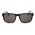 David Beckham Rectangle Full Rim Sunglasses — Black