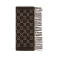 Gucci GG Cashmere Scarf — Brown