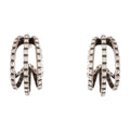 Isabel Marant Diamond-Pavé Chandelier Earrings — Silver