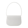 Diesel Leather Cowhide Shoulder Bag — White