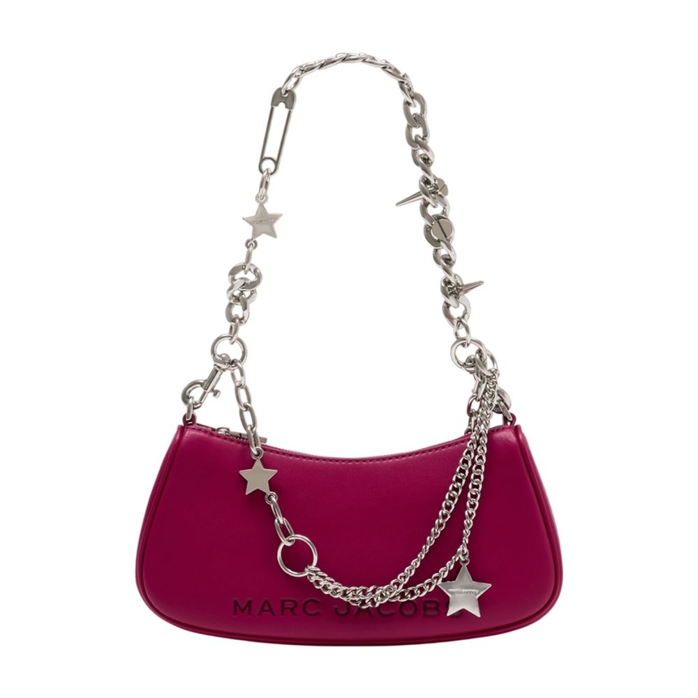 Marc Jacobs Leather Shoulder Bag — Pink