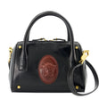 Versace Boston Top Handle Bag — Black