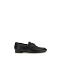 Valentino Garavani VLogo Calf Leather Loafer — Black