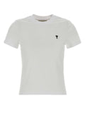AMI Paris Contrasted T-Shirt — White