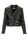 Saint Laurent Nappa Leather Jacket — Black